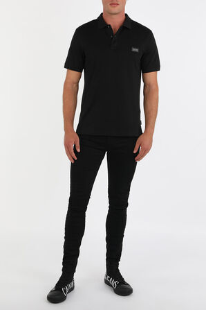 חולצת פולו בצבע שחור CALVIN KLEIN